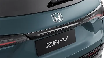 MOLDURA DE TAMPA TRASEIRA COR PRETA ZR-V